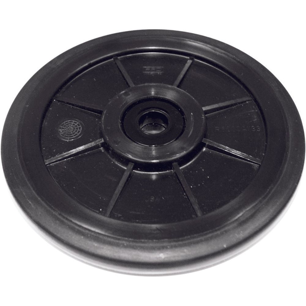 8" X 25MM IDLER WHEEL BLACK