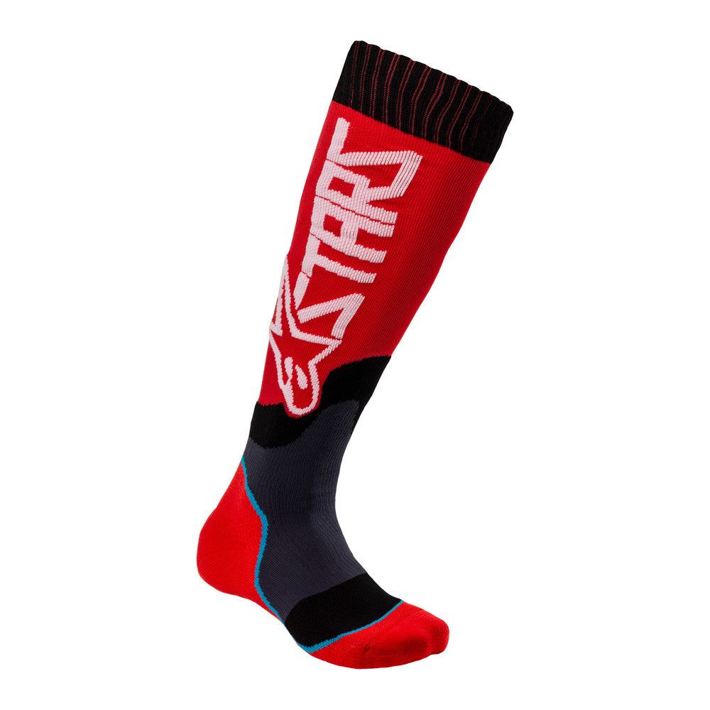 ALPINESTARS MX PLUS-2 SOCKS RED/WHITE LARGE
