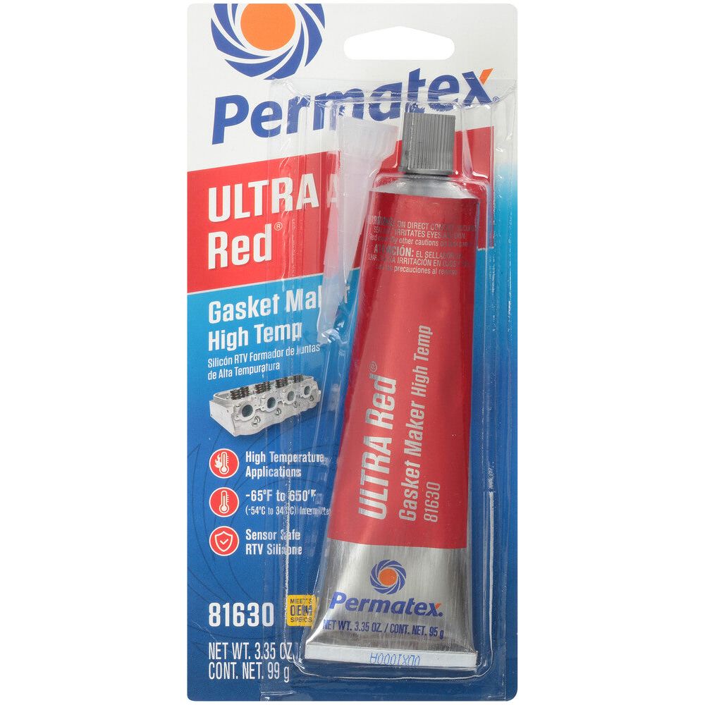 PERMATEX ULTRA RED RTV SILICONE 3.5OZ
