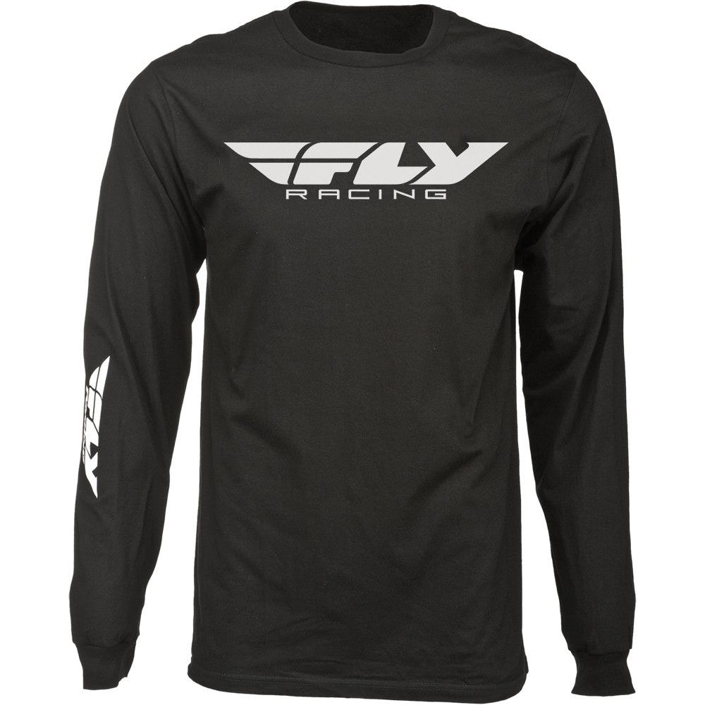 FLY CORPORATE LONG SLEEVE TEE BLACK
