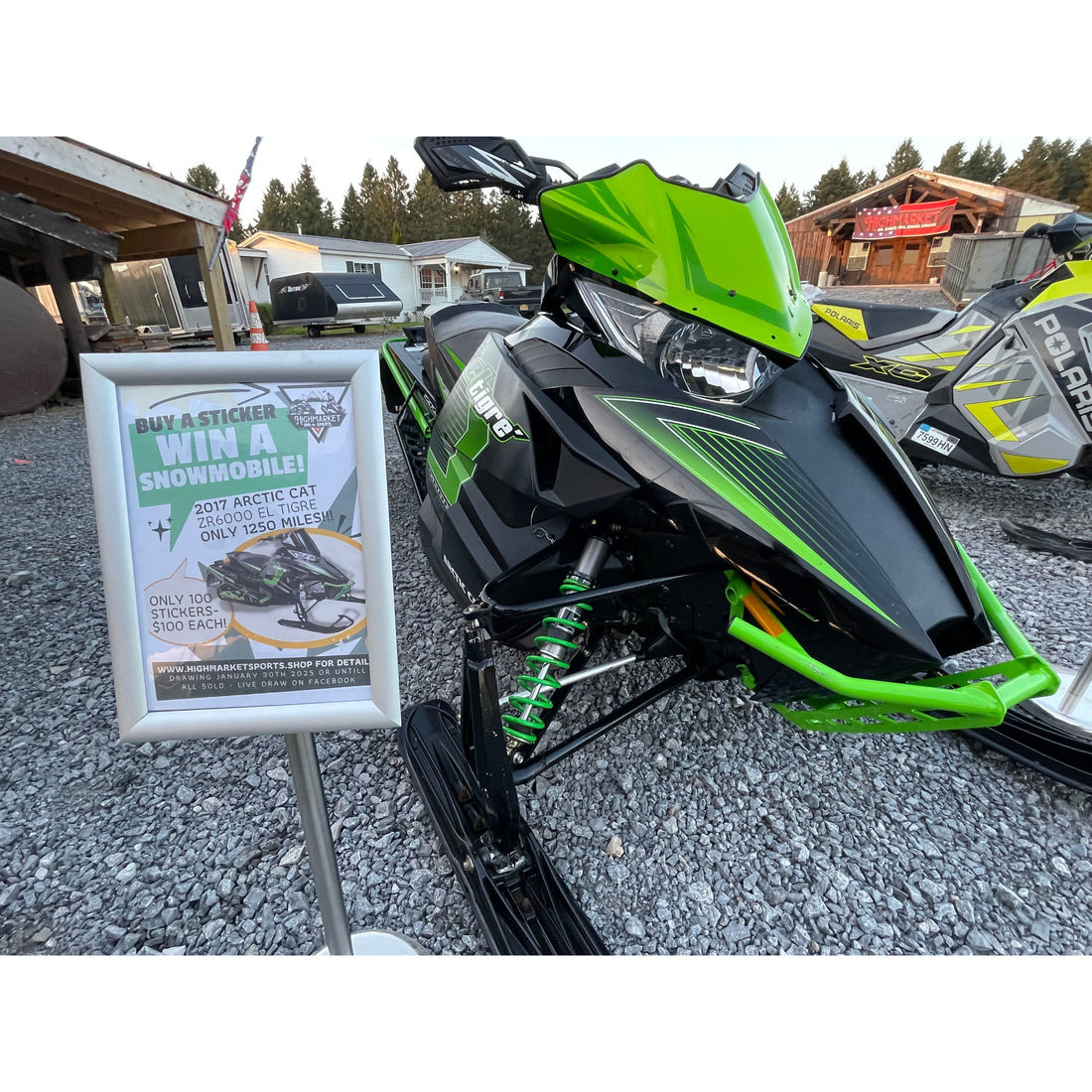 Buy a Sticker - Win a Arctic Cat ZR6000