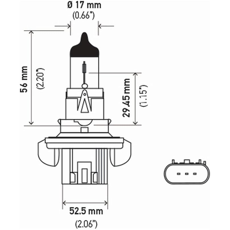 SP1 HALOGEN BULB H13 60/55W