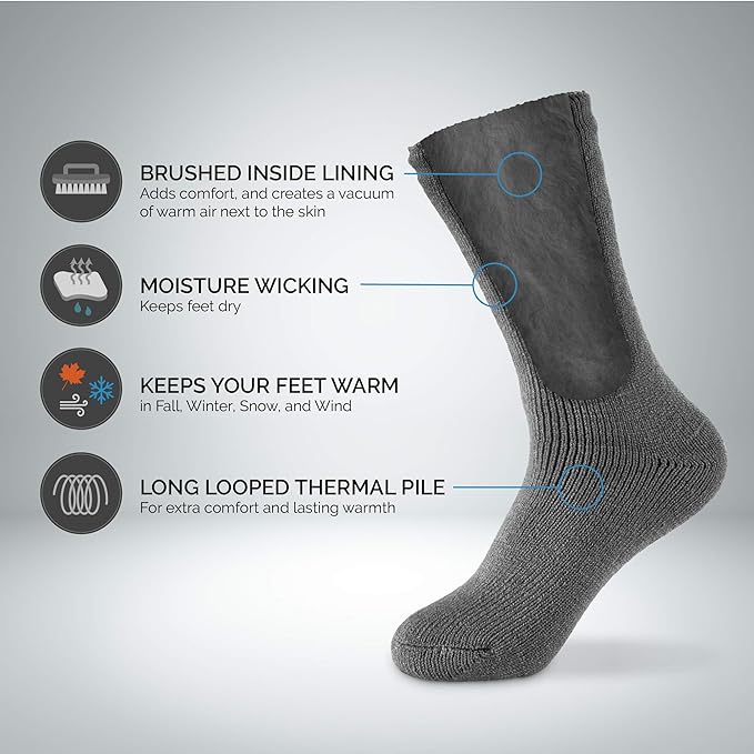 HOT FEET Heavy Thermal Socks