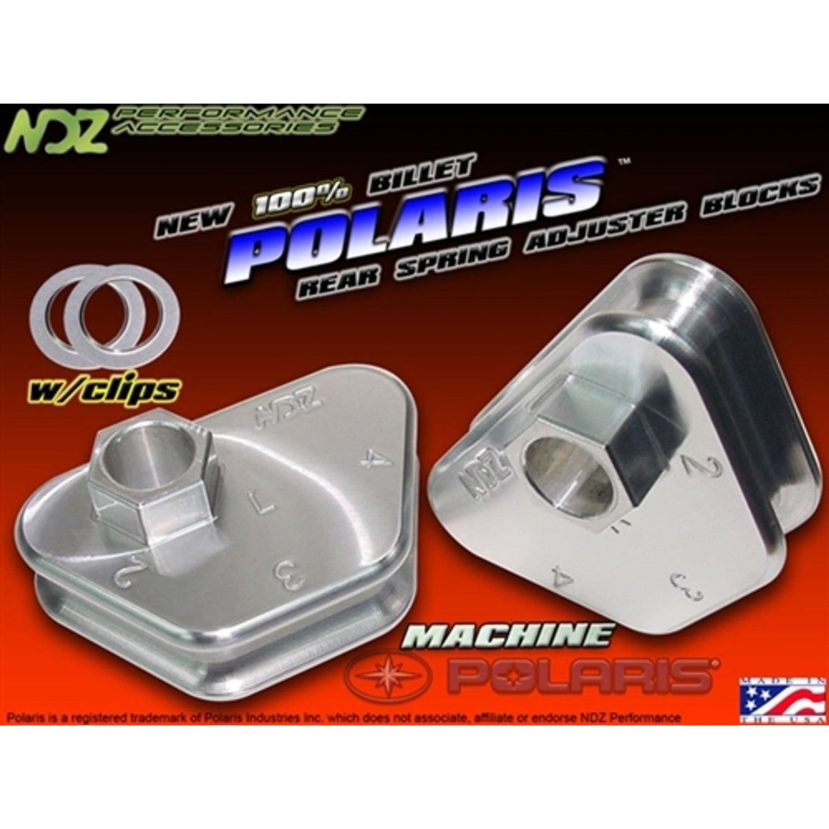 BILLET Spring Adjuster Block POLARIS – Highmarket Sports