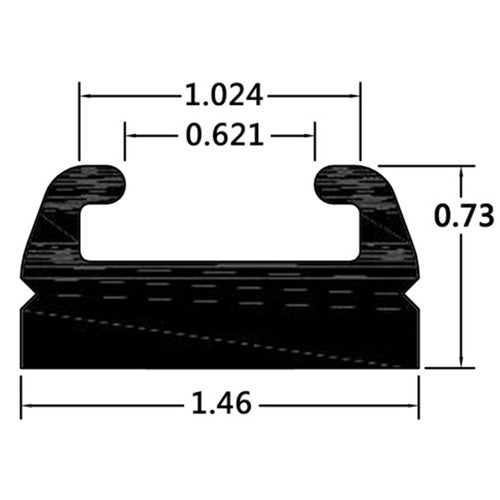 HYFAX SLIDE BLACK 41.63" SKI-DOO